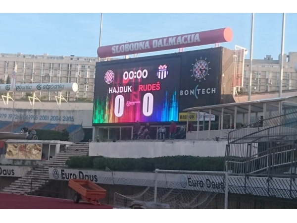 Stadium led billboard display PH10 64sqm in Europe