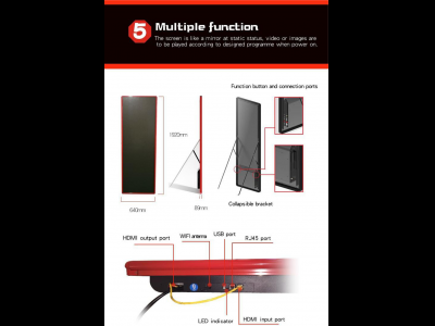 iMirror Series LED Poster advertising display 